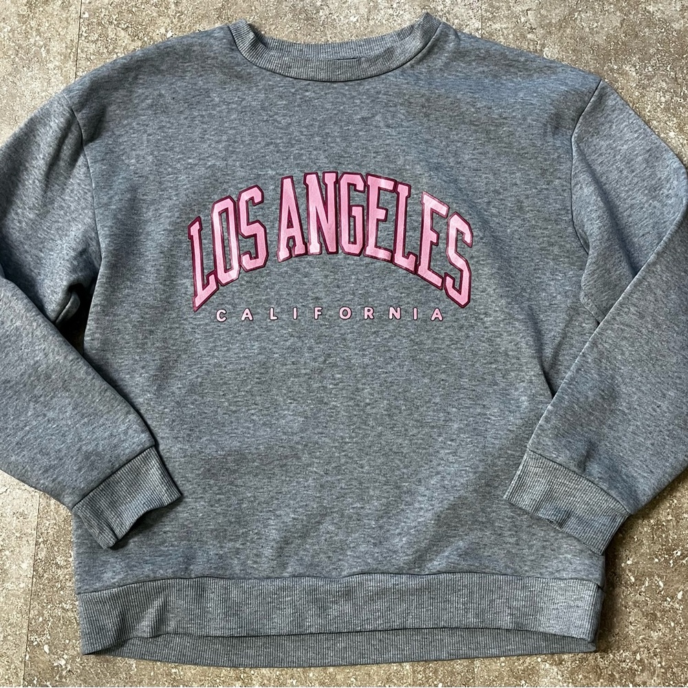 SHEIN California Themed West Coast Sweatshirts BUNDLE OF (3)- Navy Blue and Grey - Picture 2 of 16